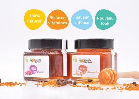 Nouveau ! Le miel de châtaignier et de bruyère - 2 miels rares aux multiples bienfaits