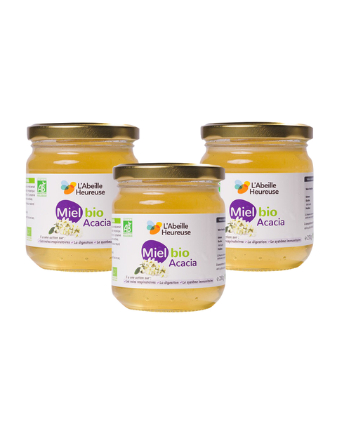 Miel d'Acacia BIO - 3x250g BIO 1