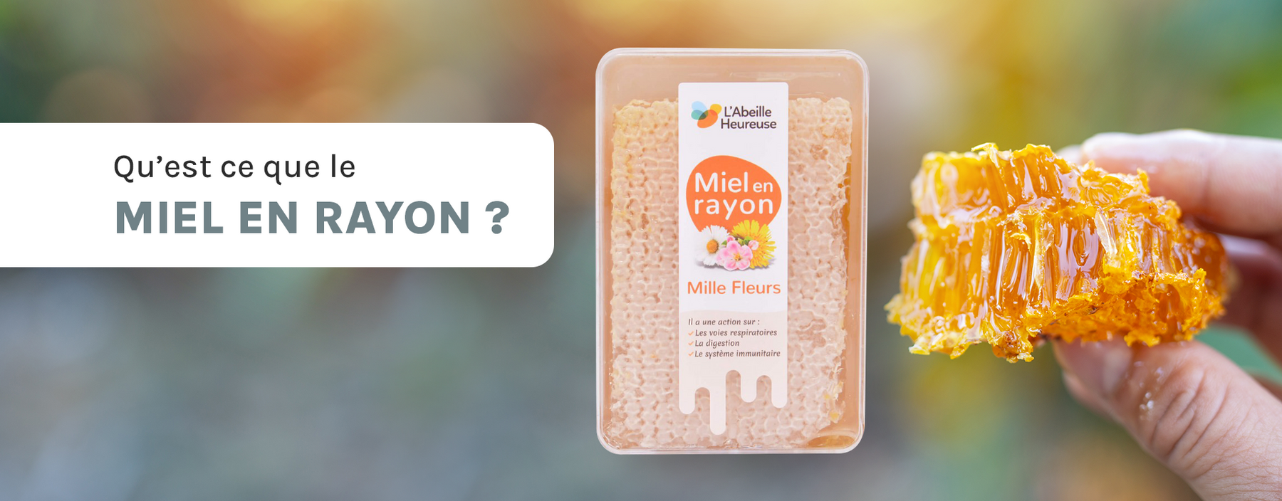 Qu'est-ce que le miel en rayon ?