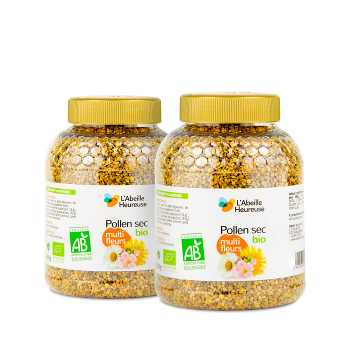 Pollen Sec Multifleurs bio - 2x500g 1