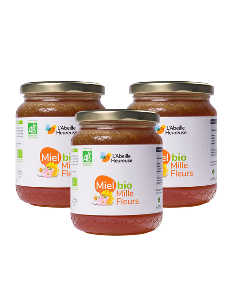 Miel Mille Fleurs BIO - 3x500g BIO 1