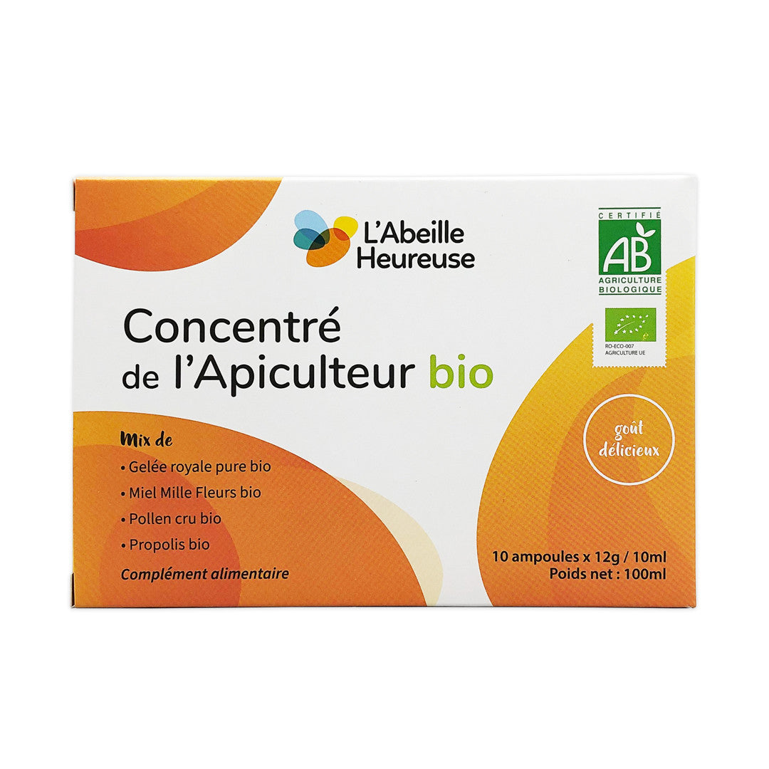 Concentré de l’Apiculteur Bio – 10 ampoules de 10 ml