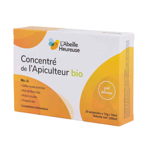 Concentré de l’Apiculteur Bio – 20 ampoules de 10 ml