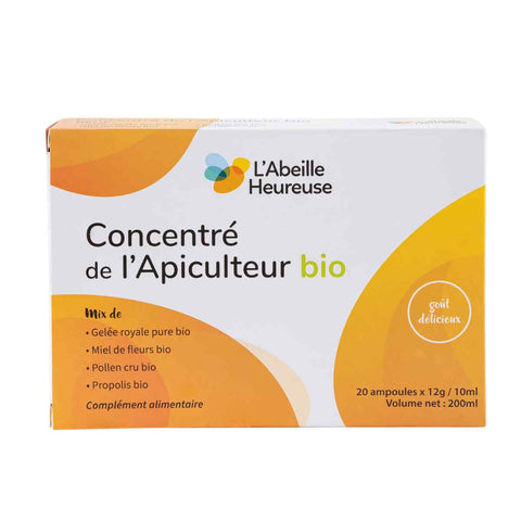 Concentré de l’Apiculteur Bio – 20 ampoules de 10 ml