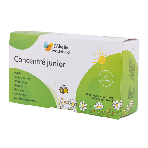 Concentré junior – 20 ampoules de 10 ml