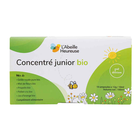 Concentré junior Bio – 10 ampoules de 10 ml