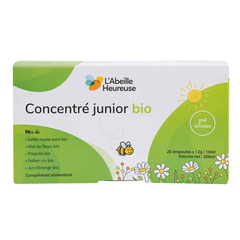 Concentré junior Bio – 20 ampoules de 10 ml