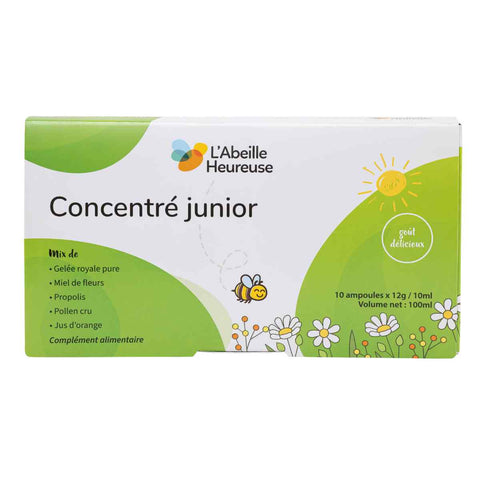 Concentré junior – 10 ampoules de 10 ml